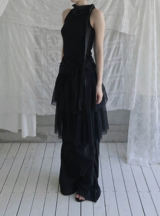 Slow Pintuck Nylon Pants