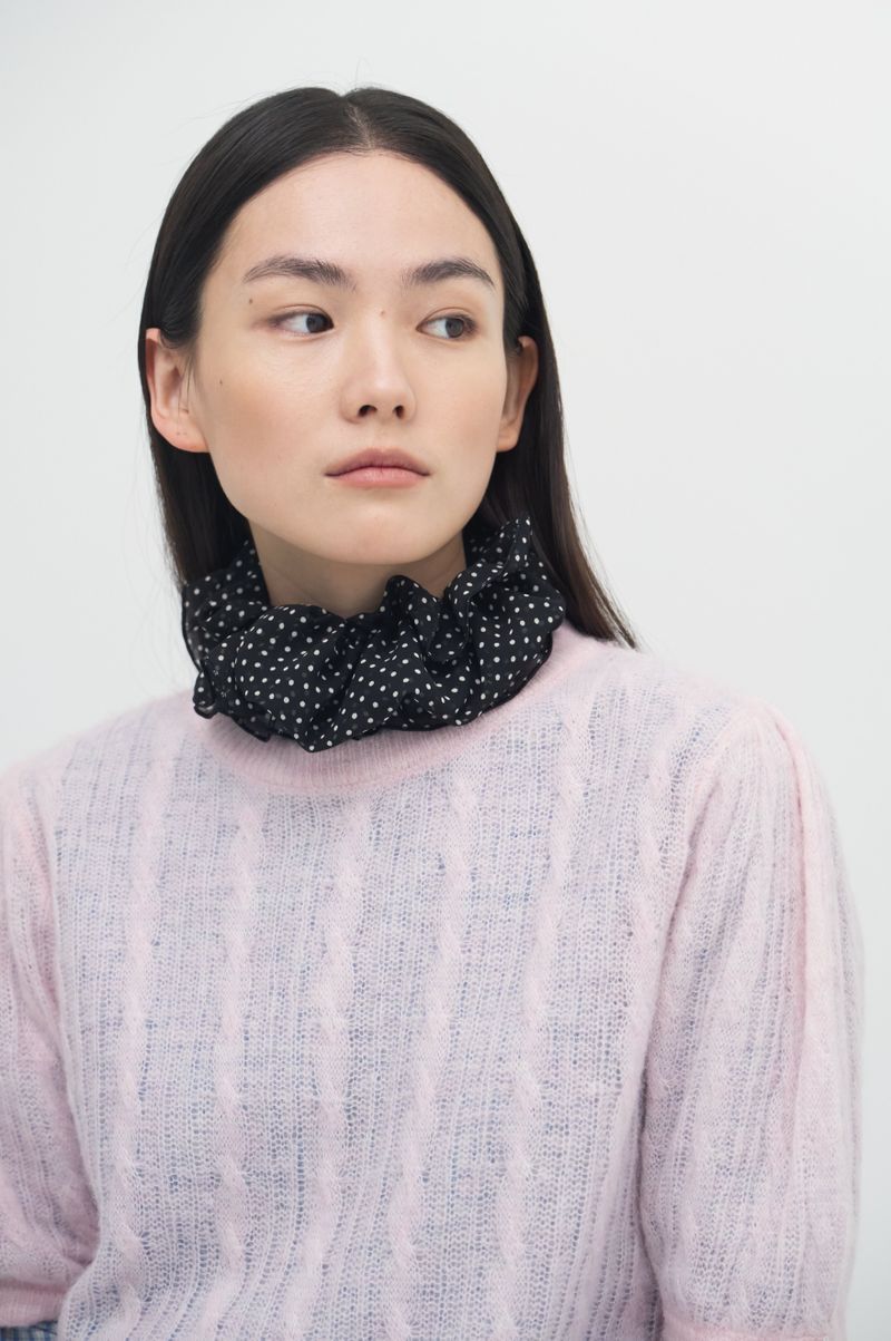 Petit Dot Nut Scarf_5colors