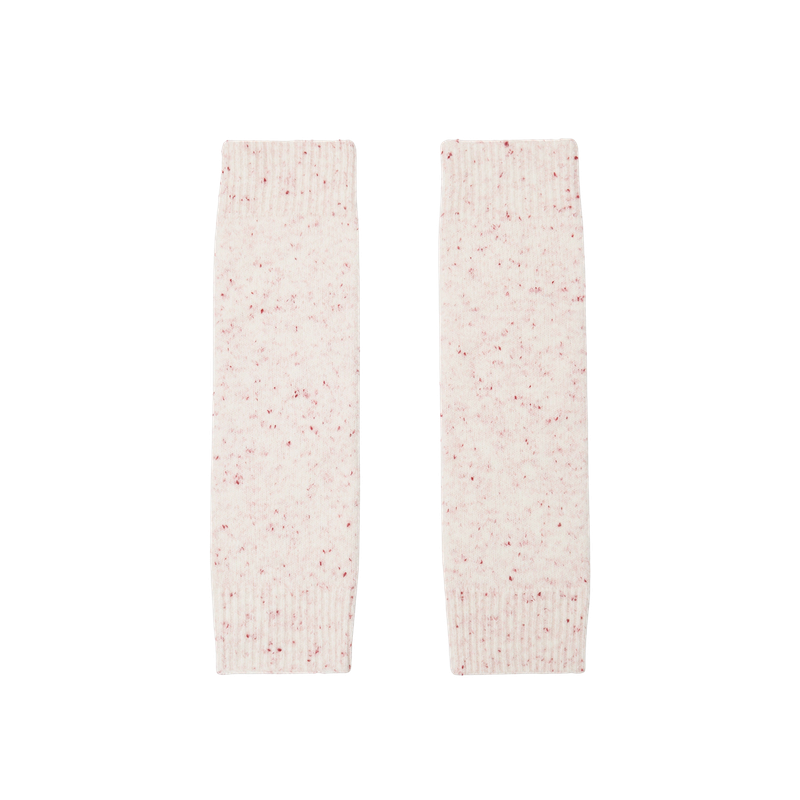 Dot Knit Leg Warmer (White)