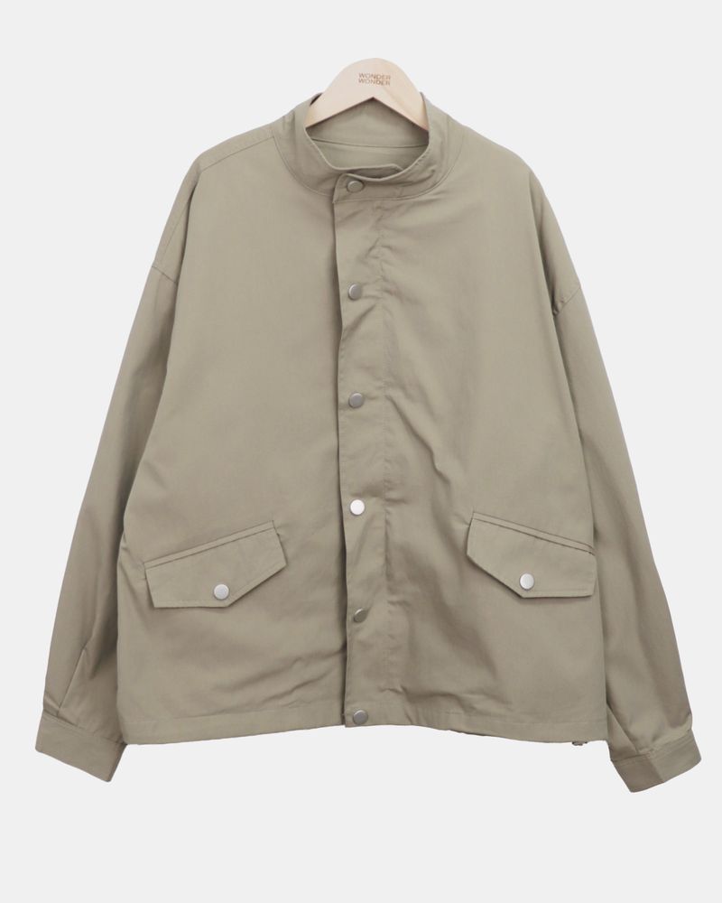 Henlo High-Neck Vintage Oversized Field Jacket