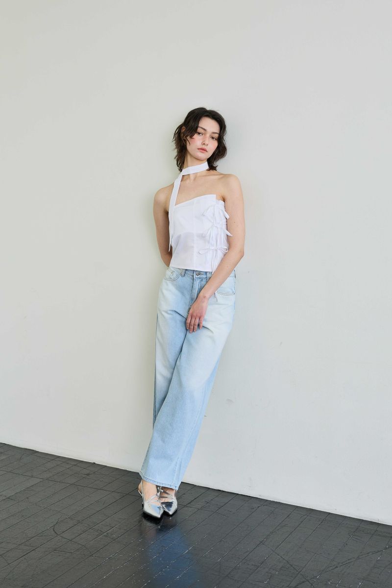 ELFIN SCARF TOP / WHITE