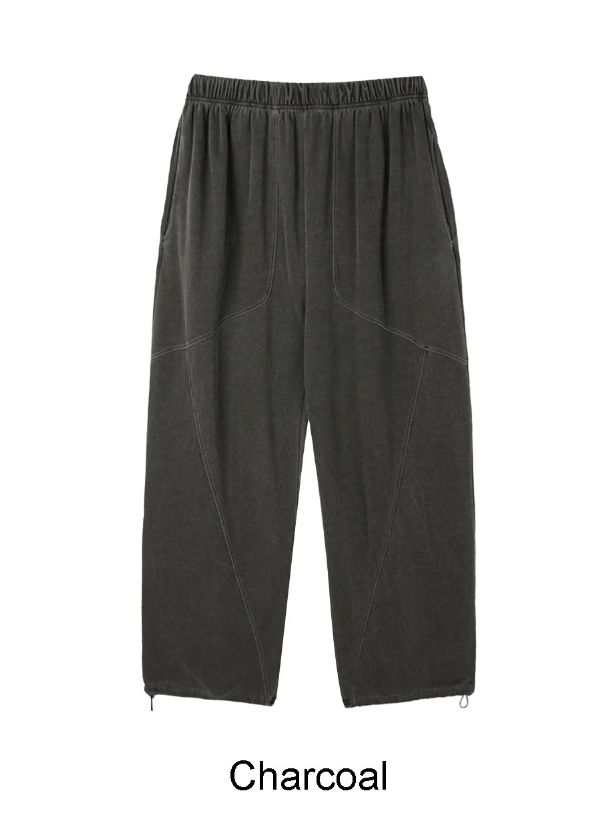 Mars Pigment Cut-out Wide Pants