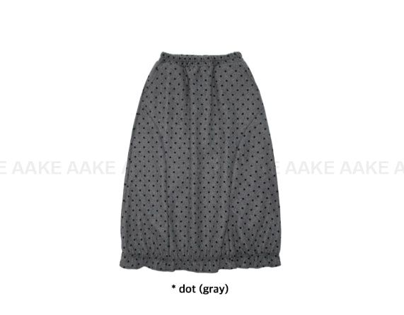 BLOOM CURVE FRILL SKIRT