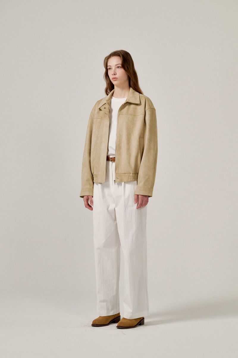 Suede jumper (Beige)