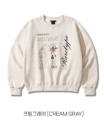 26FW★ Rare Type Sweatshirt
