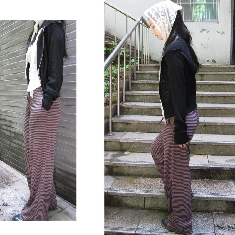 Stripe Slim Pants (3c)