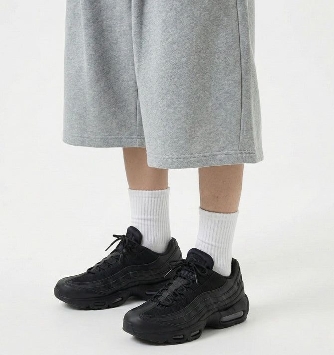 Balloon Curved Sweat Bermuda Pants Gray