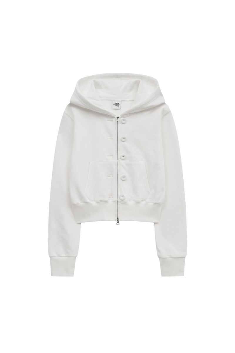 bt hood zip up (white)