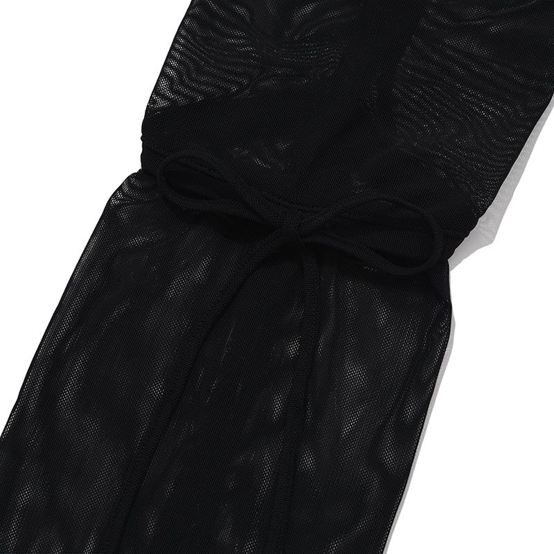 RIBBON SUMMER LEG WARMER [BLACK]