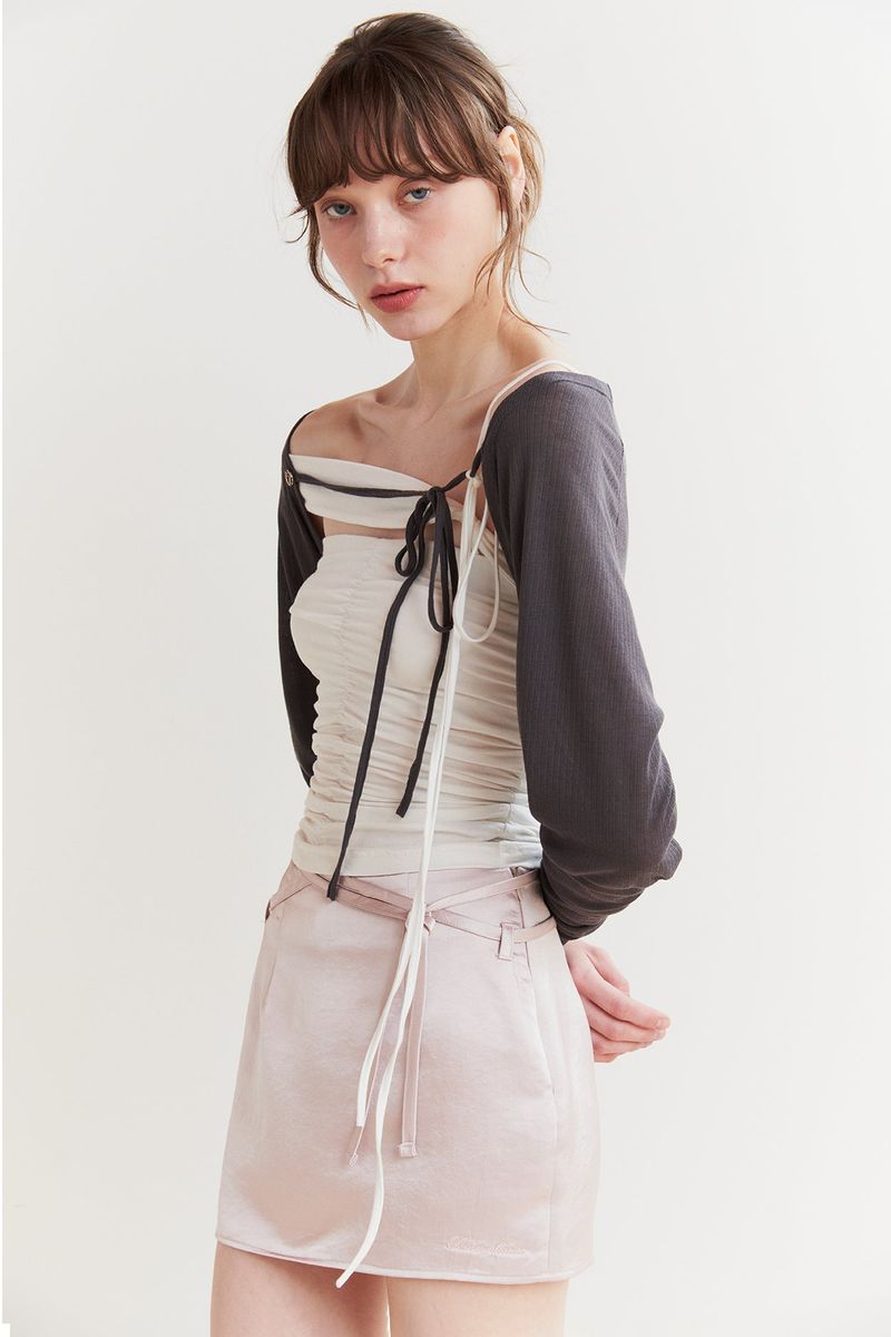 FAIRY HALTER TOP white