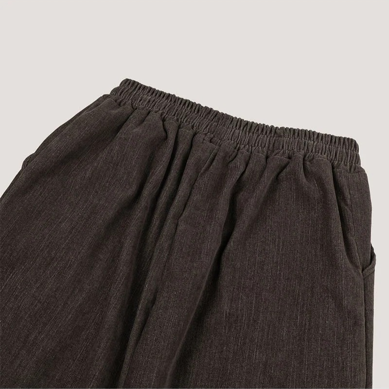 [SET UP가능] Velvet wide training pants(2color)