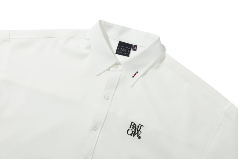 RECENT LOGO SIGNATURE SHIRT_WHITE
