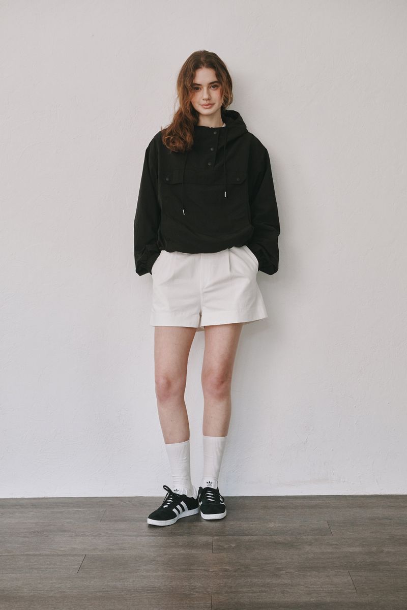 Anorak hood jumper (Black)