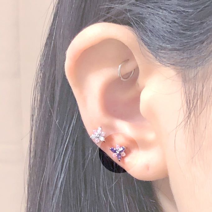 [Styling] Purple Liky Piercing Set (5 set)