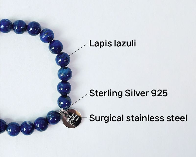 GEM STONE LAPIS LAZULI BRACELET
