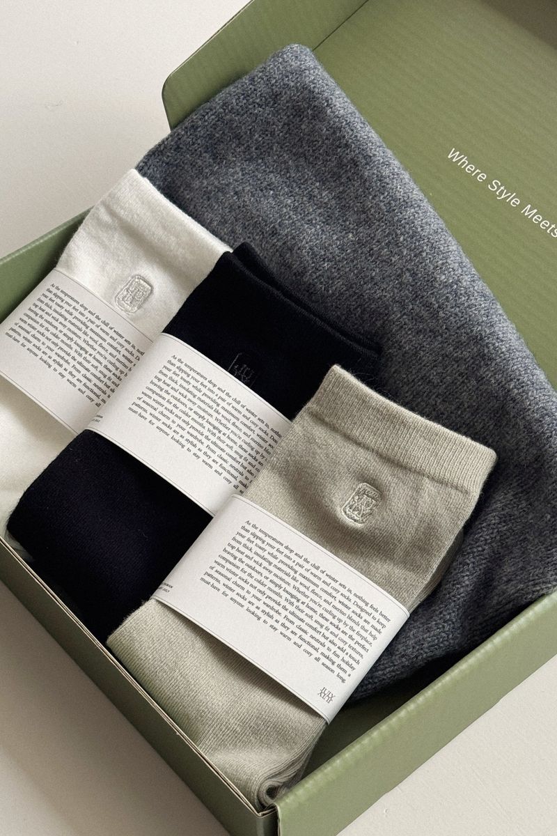 Brand Logo Knee-High Socks