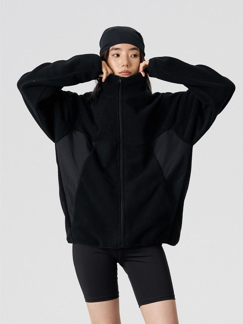 FMACM Curved-Structure Nylon-Spliced Fleece Jacket