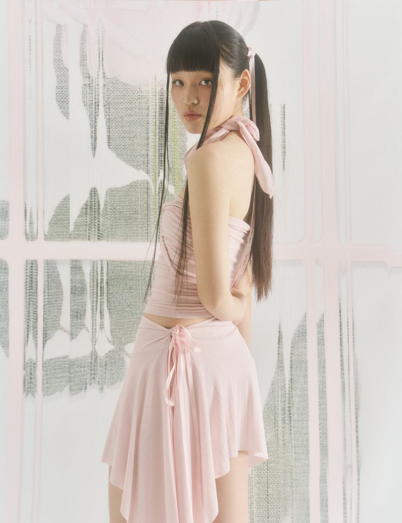 Innermuseum(インナーミュージアム)の「Chiffon scarf (PINK)(Fashion Accessories)」