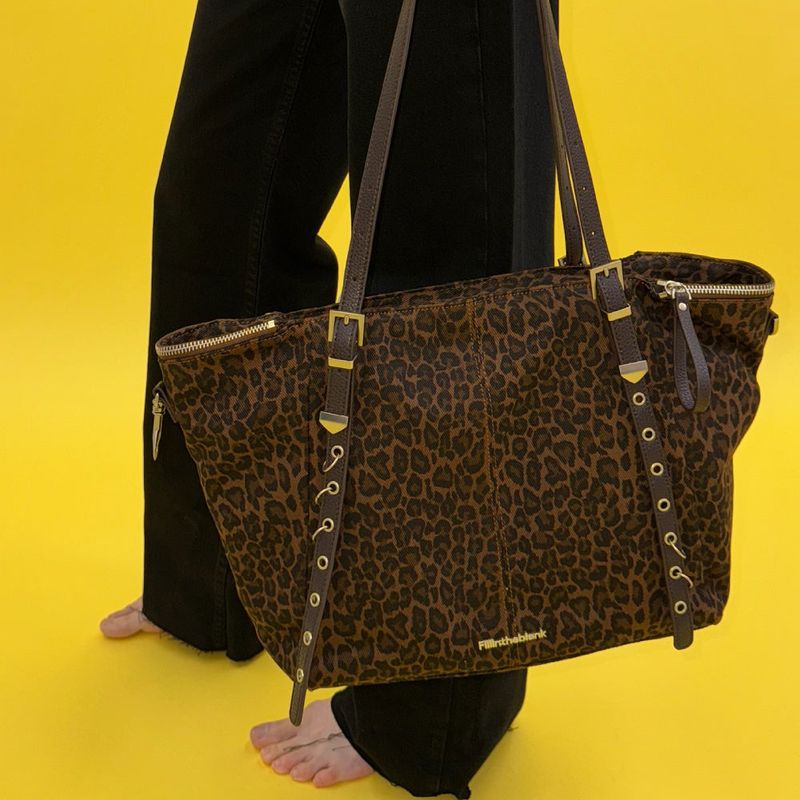 Trucker Bag (Leopard)(brown)