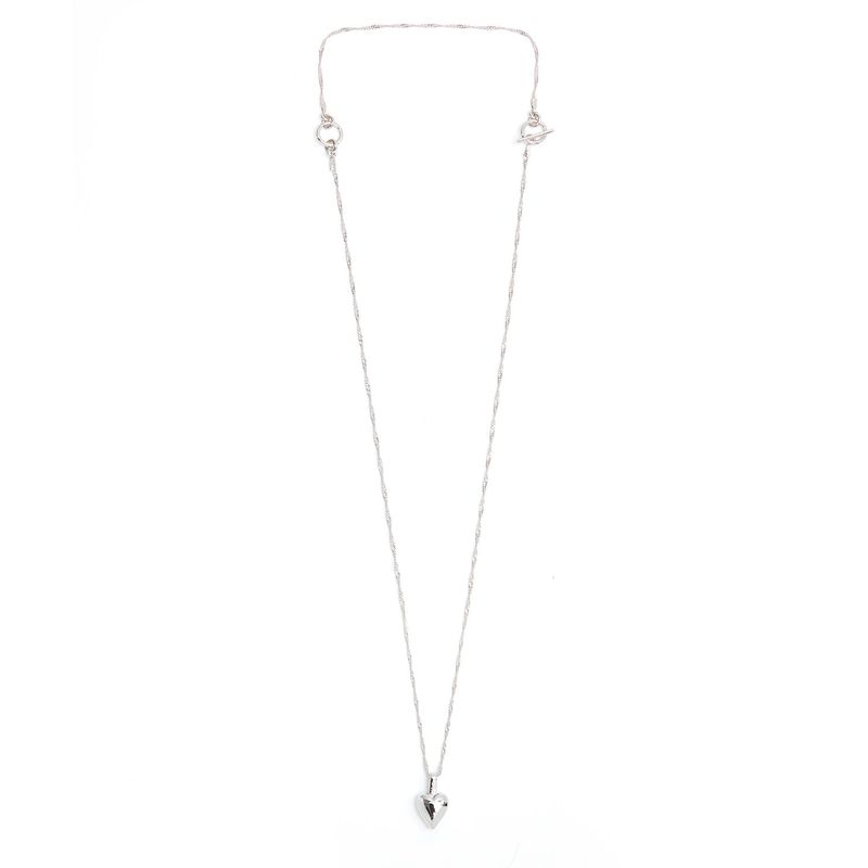 Dreamy Heart Necklace_Silver