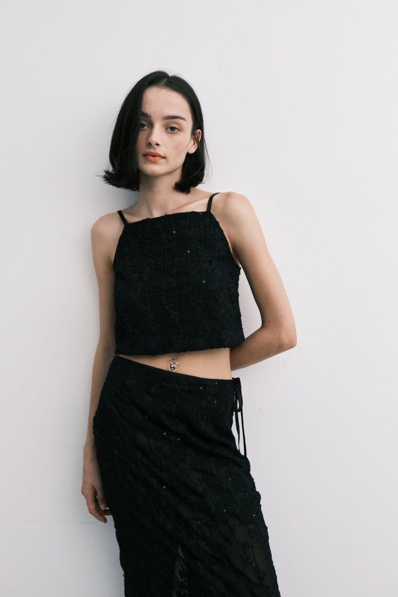 rose top (black)