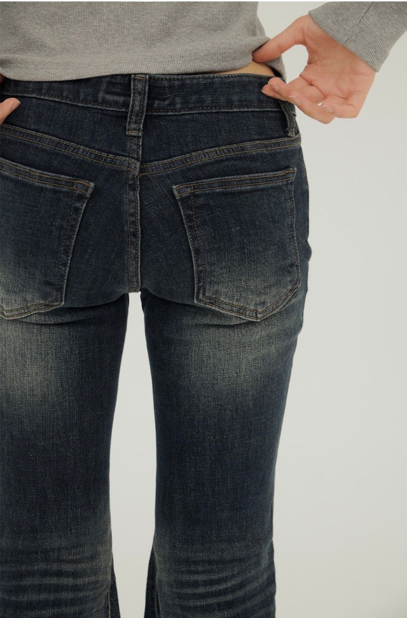 LOW WASHING BOOTS-CUT DENIM PT VINTAGE BLUE