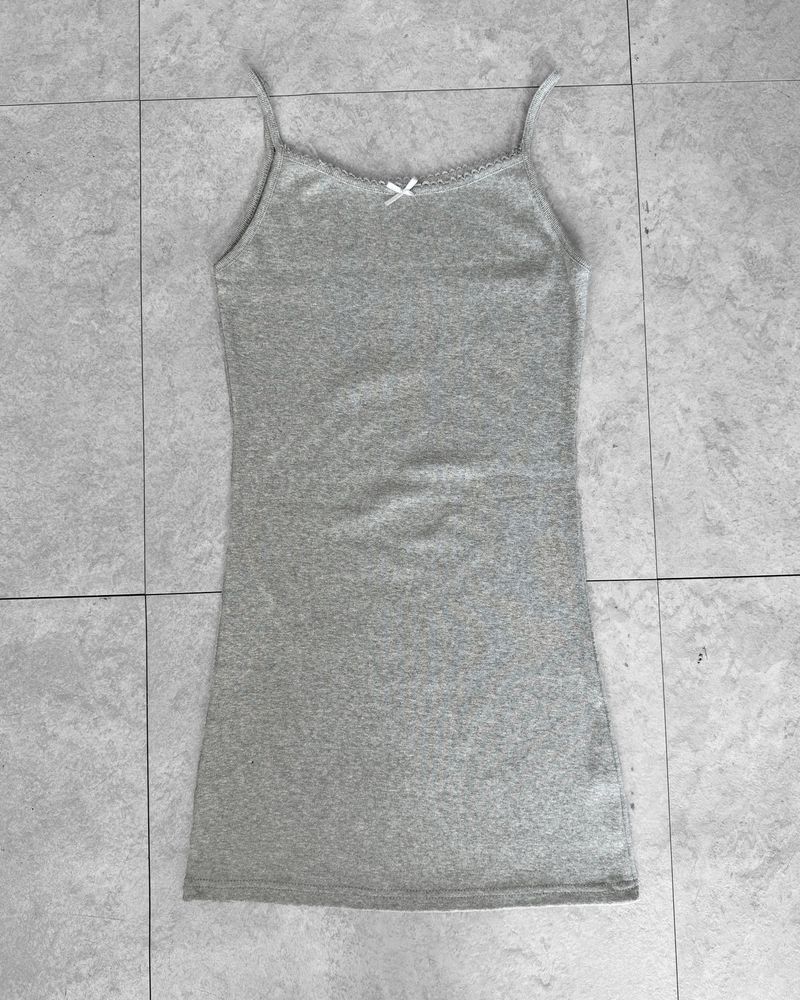 NUKA RIBBON LONG CAMI DRESS