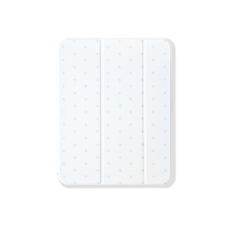 witty angel iPad case (white+sky blue)