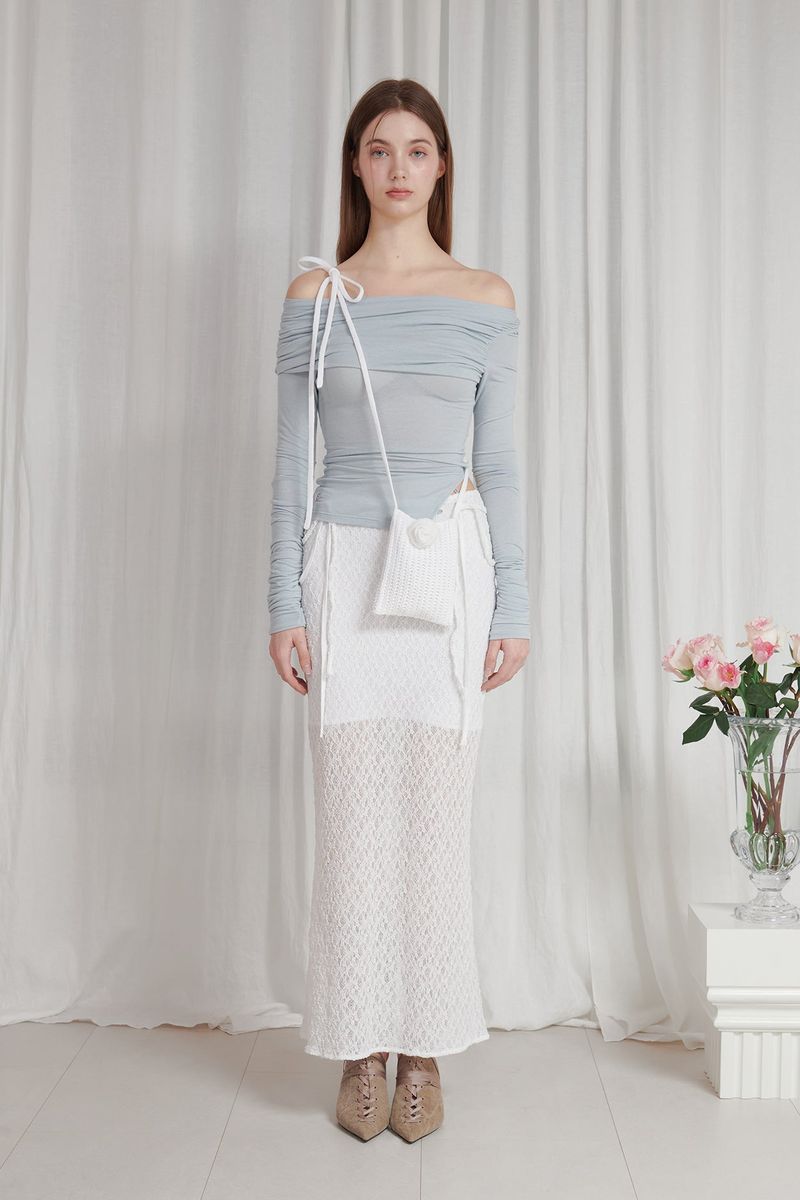 PAIN OR PLEASURE（ペインオアプレジャー）の「ROSE MINI BAG white（Bags）」