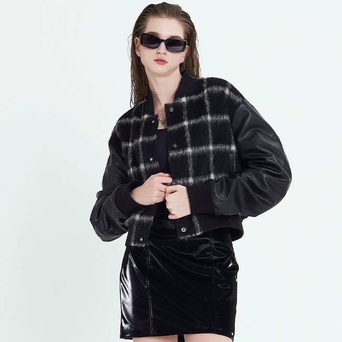 Crop Wool Rider Jacket