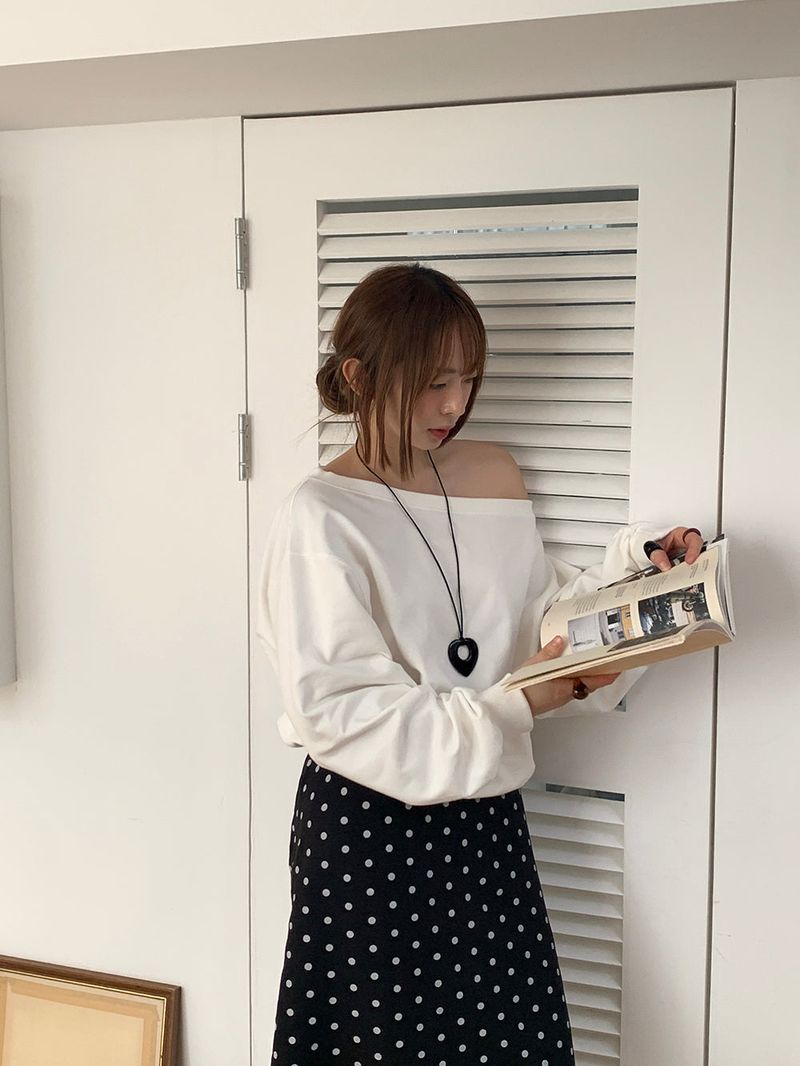 [MADE] Polyton Dot Skirt