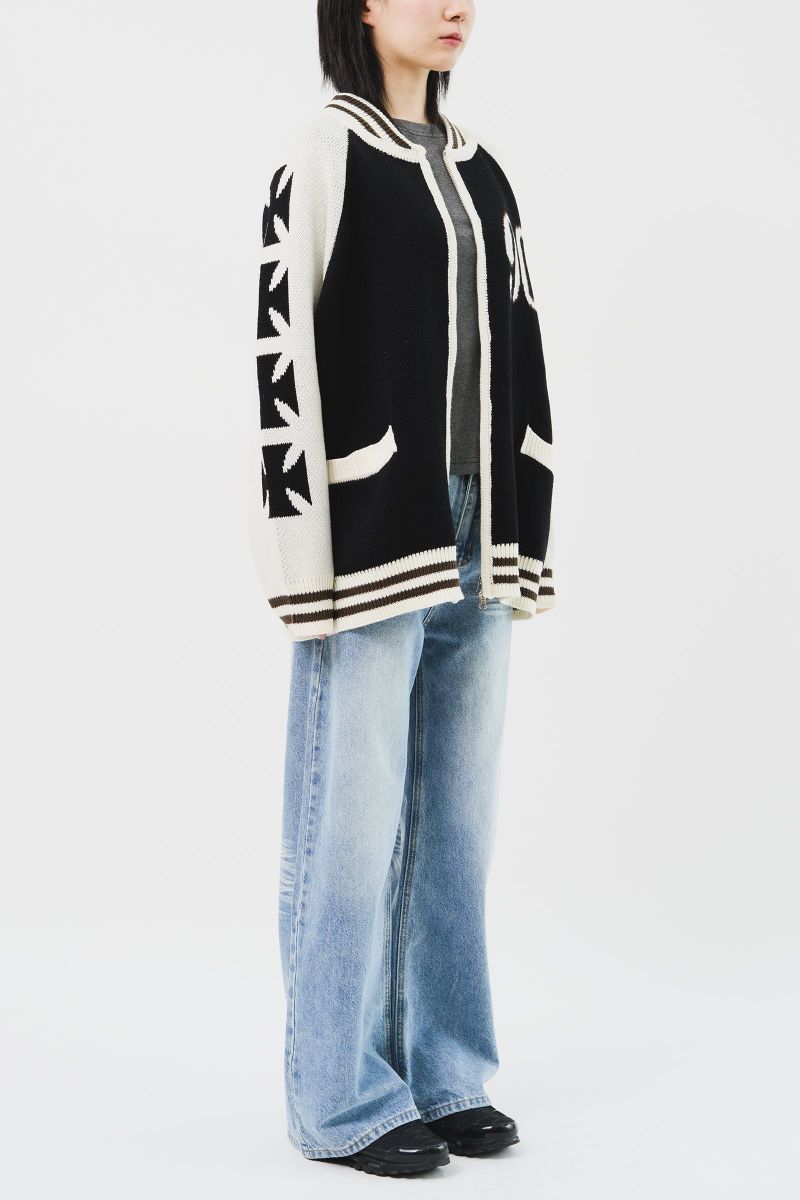 Neo Knitted Zip Jacket (2color)