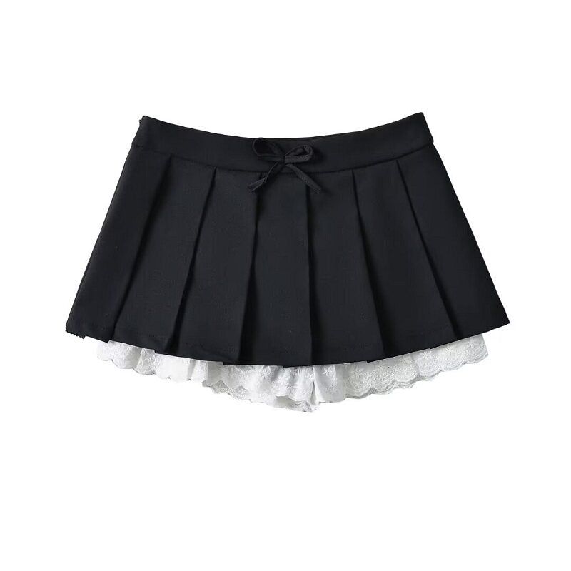 Rovia Lace Pleat Skirt