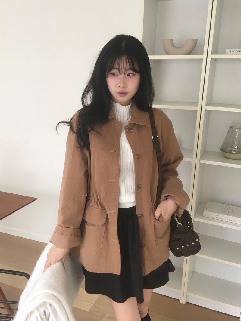 biscuit cotton jacket