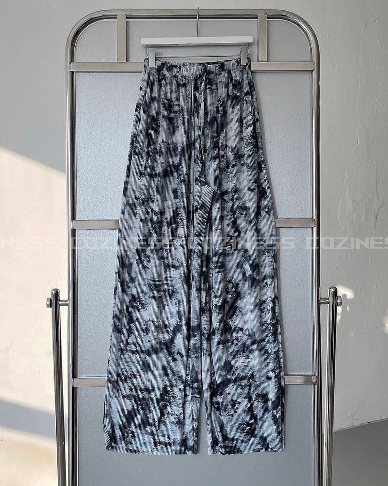 [Made] Printed Pleats Pants (2 colors)