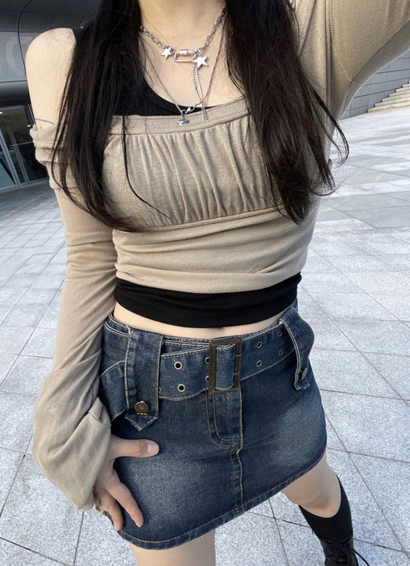 Halter neck Backless Layered Sleeveless