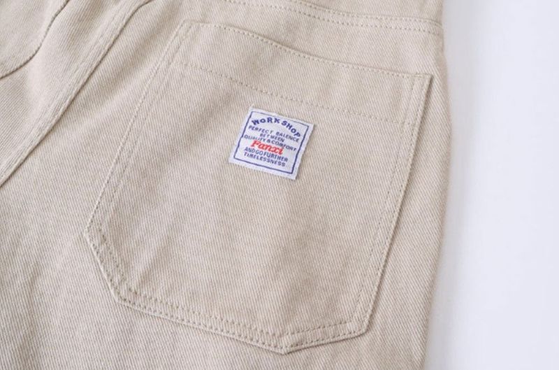 Snap Button Cotton D Ring Wide Pants (3color)