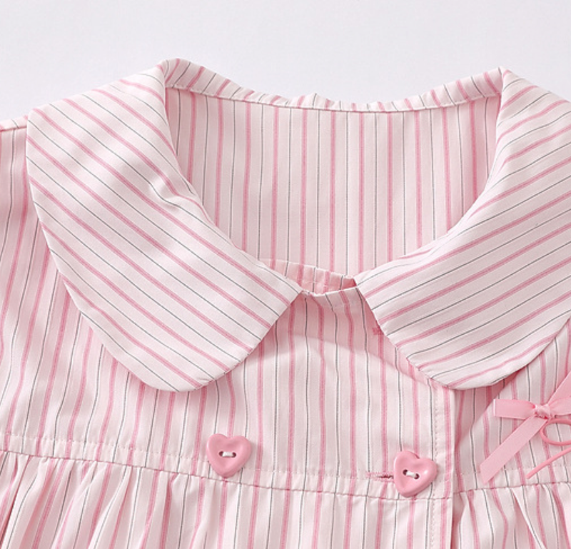 Meria Heart Button Blouse