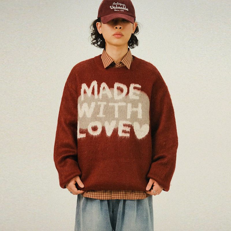 SEMIKAJI（セミカジ）の「GL MADE Brush Overfit Knit（Tops）」