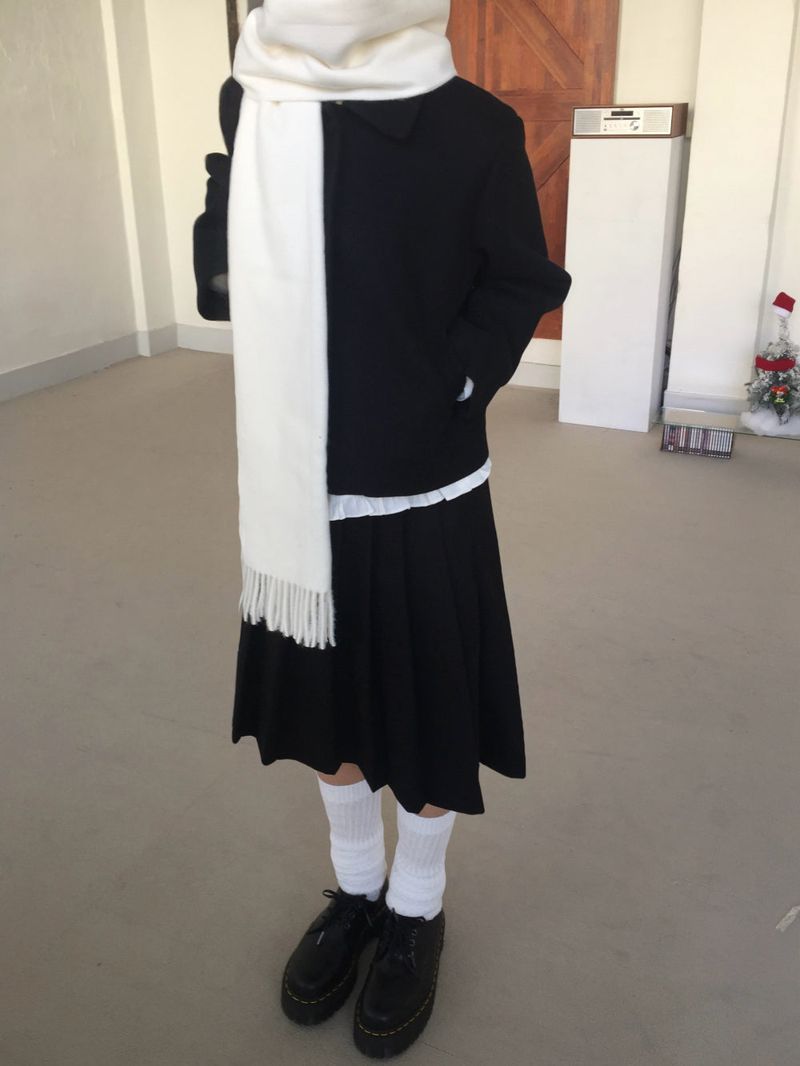[MD PICK] Pure Roro Pleats Midi Skirt (2color)