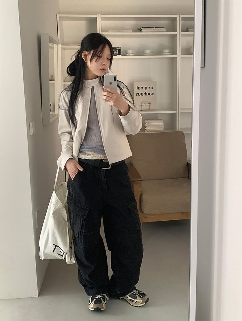 SHEER PUFF BLOUSE (4C)