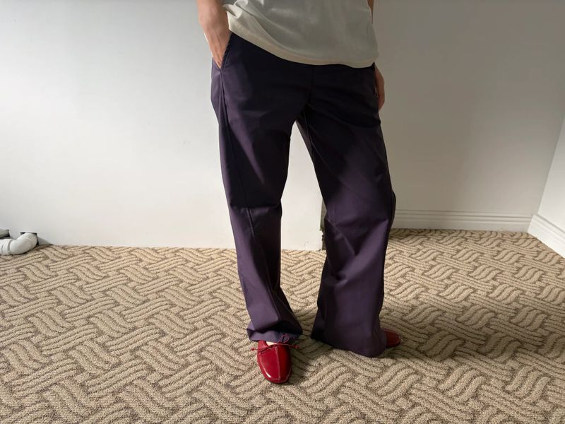 line curved bootcut