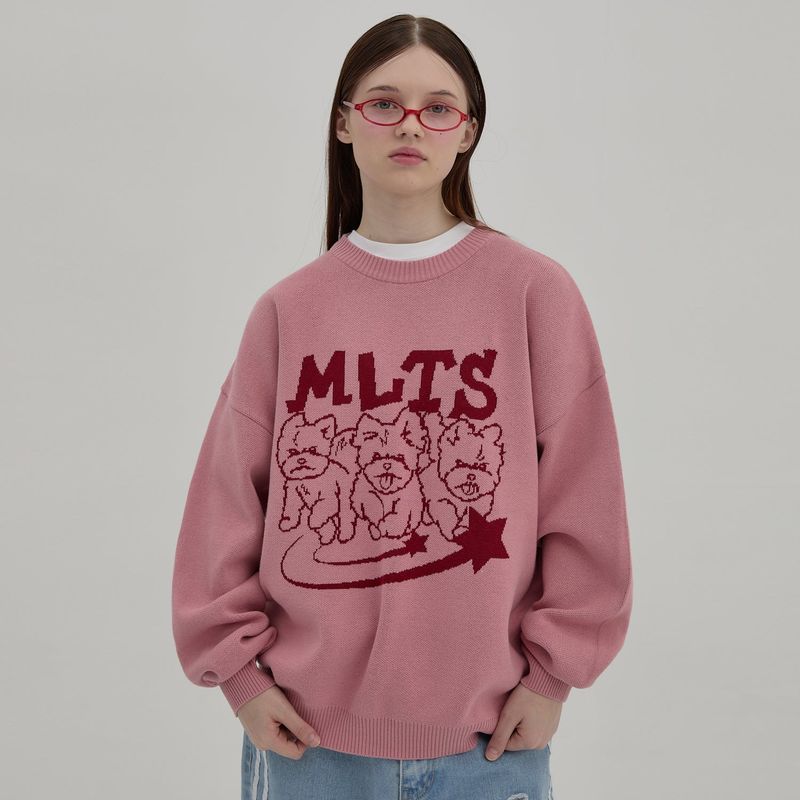 WaiKei(ワイケイ)の「MLTS Line Graphic Knit(Tops)」