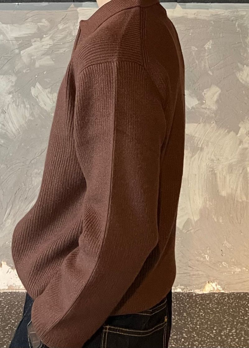 Berghazzi Semi-Zip-up Cara Knit 9COLOR