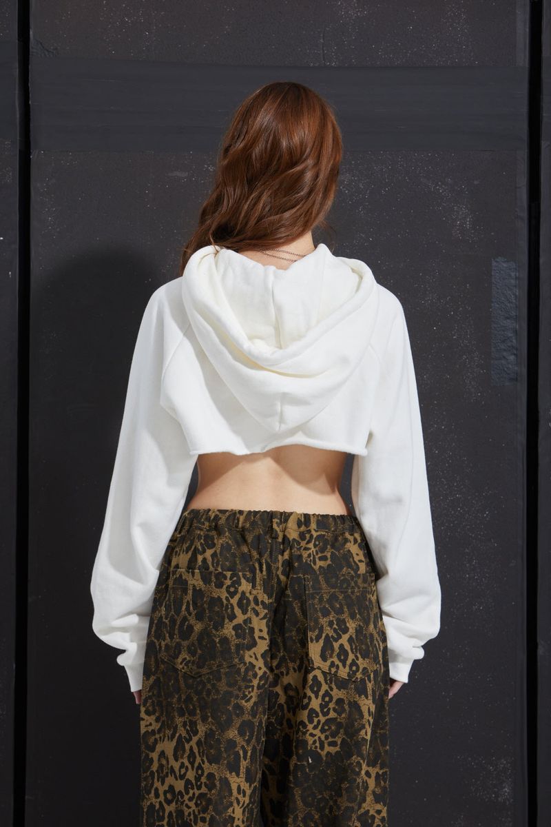 BADDIE CROPPED HOOD