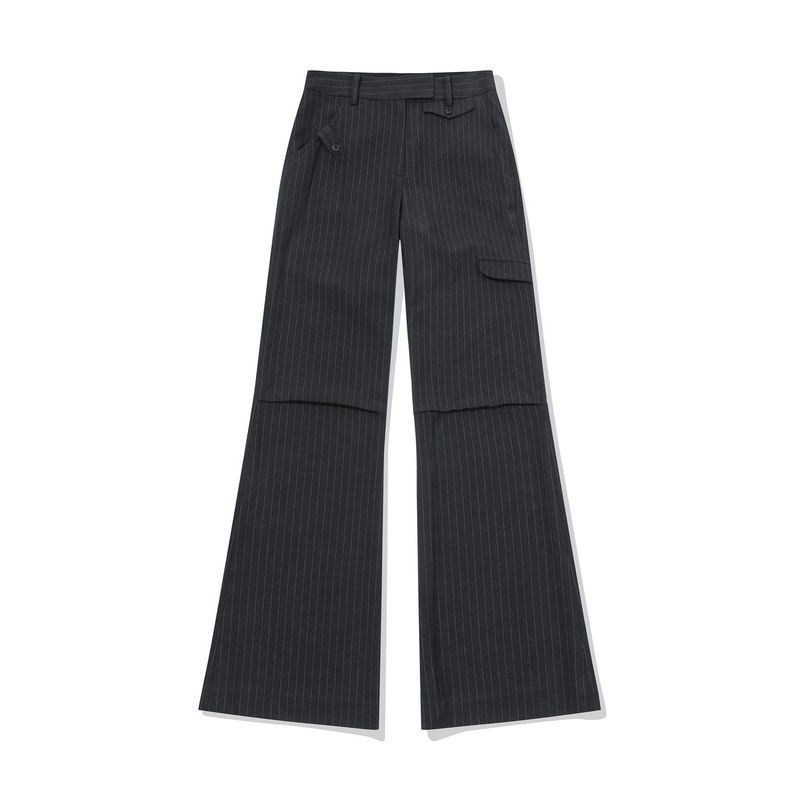 STRIPE BOOTS CUT PANTS