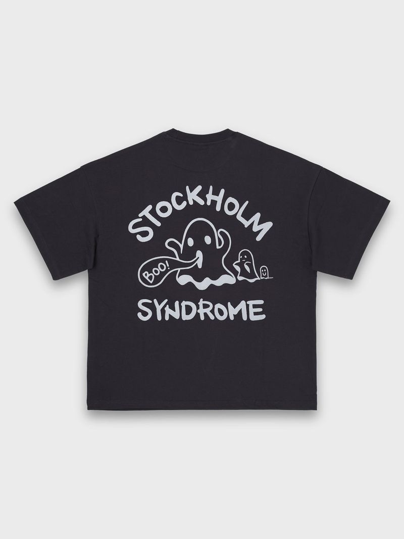 stockholm syndrome（ストックホルムシンドローム）の「ゴーストTシャツ - チャコール（トップス）」