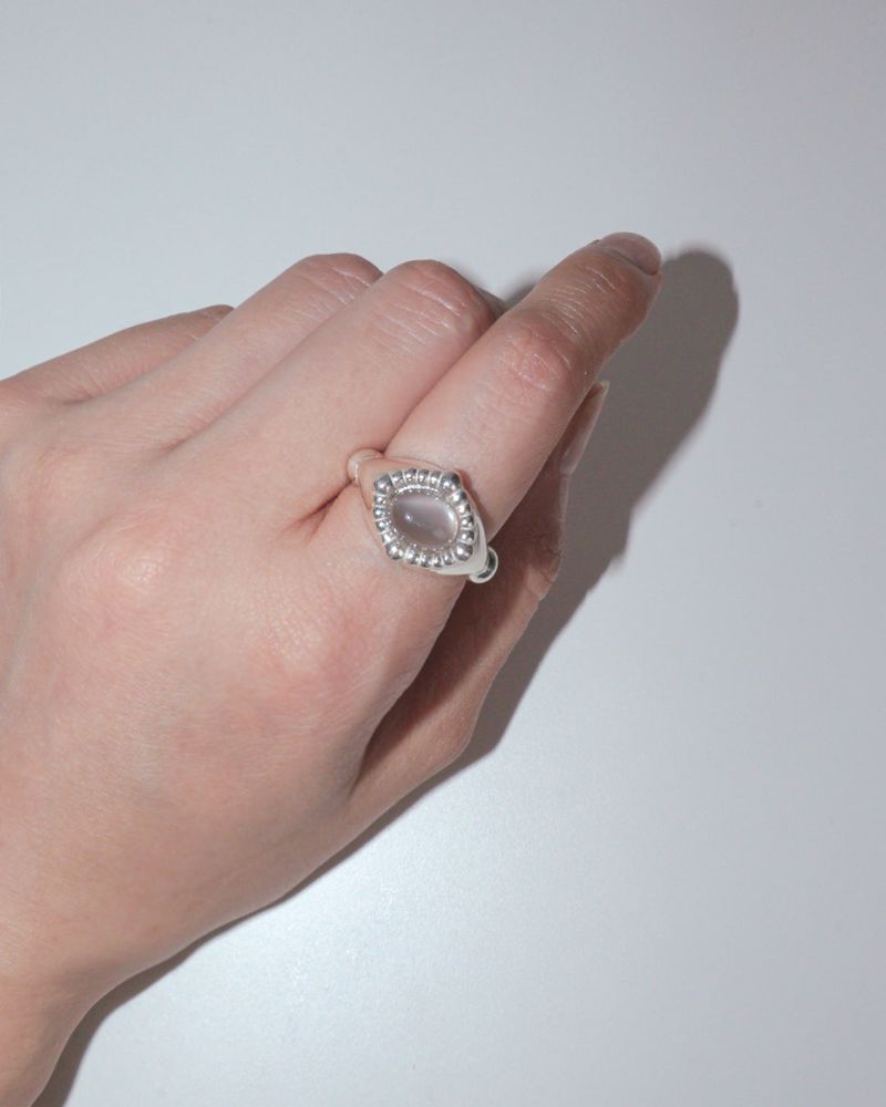 [MADE] bubble oval ring