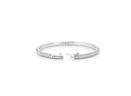 26SS★ [Premium Plating] Essence AB(W) Luxe Full Pave Bangle