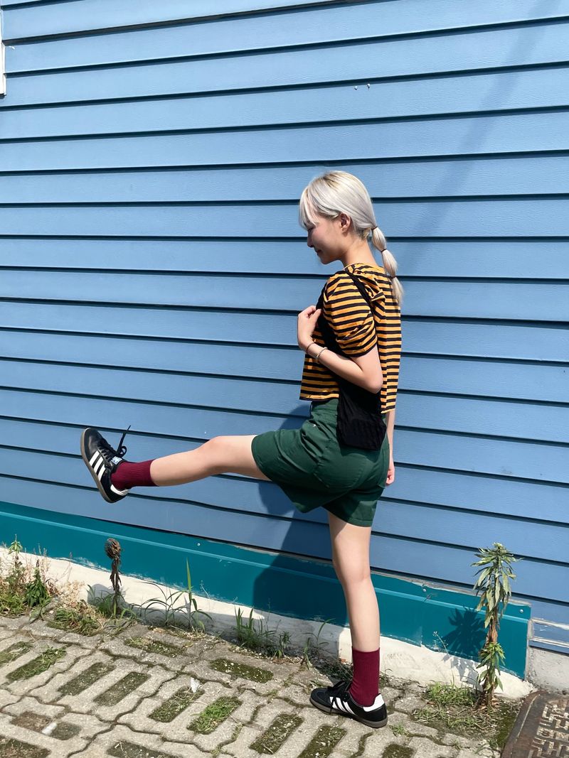 Garni puff stripe T